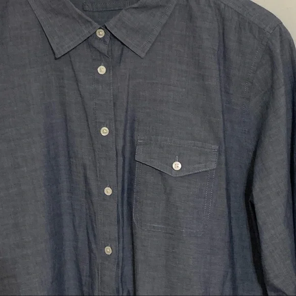 J. Crew Chambray Tunic Top - Picture 2 of 8